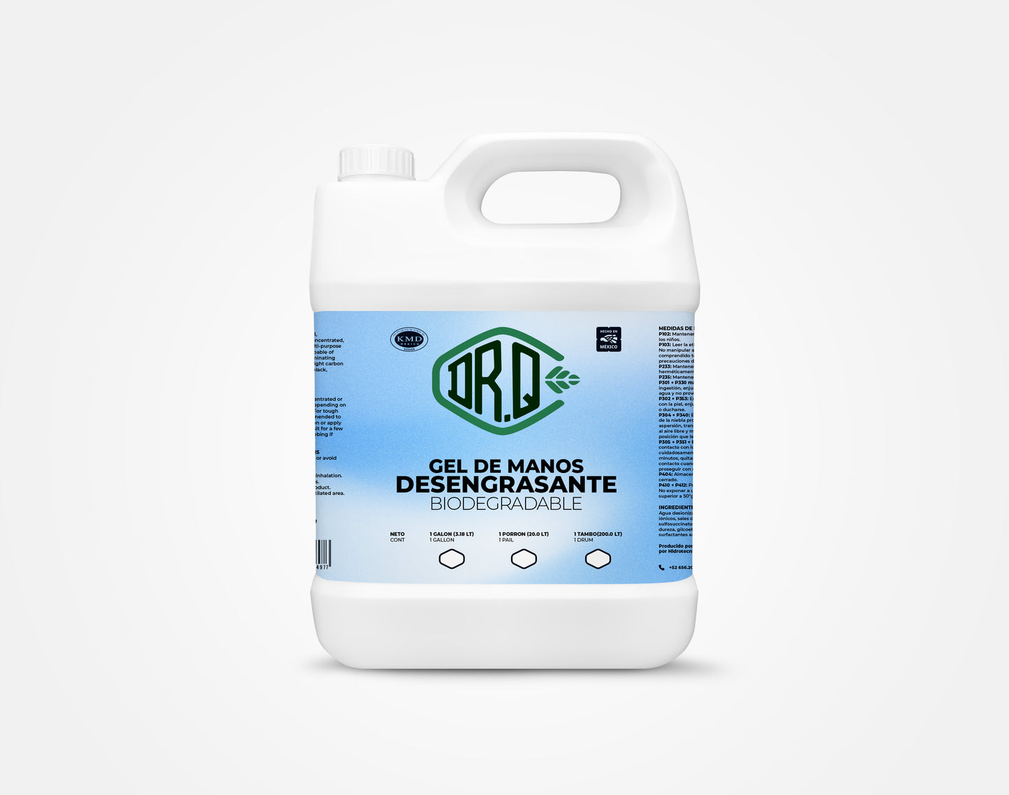 Desengrasante Gel de manos QBD81